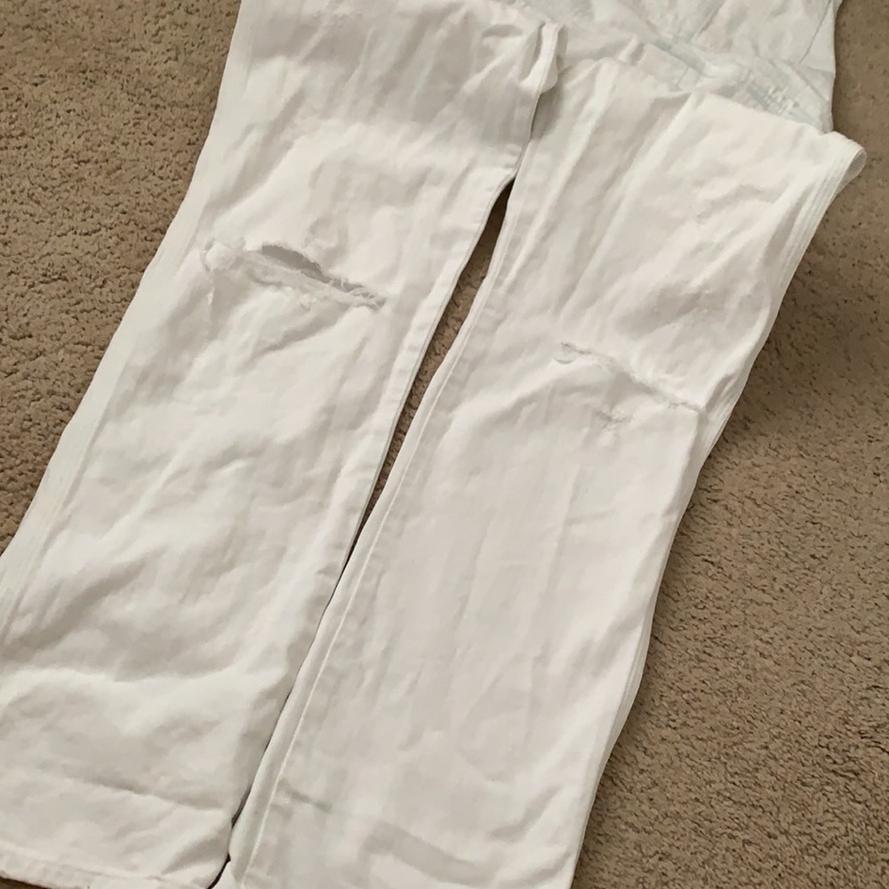 Citizens of Humanity Quincy Overalls White SMALL - Picture 3 of 7